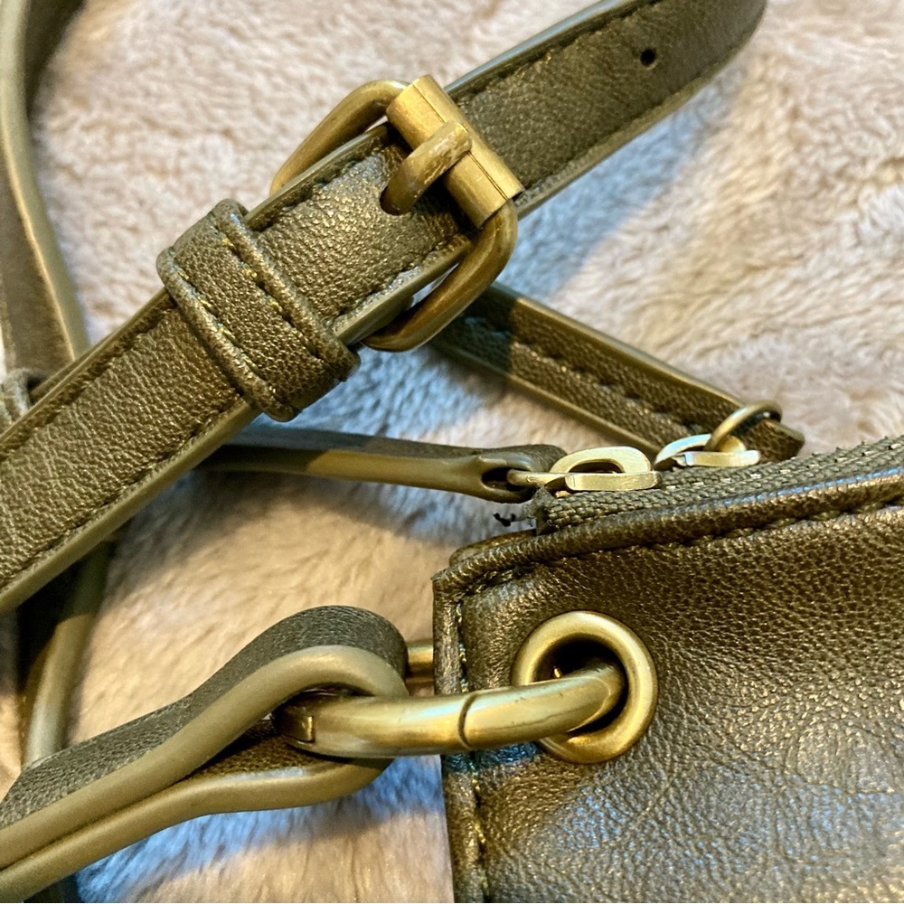 Anthropologie Olive Green Crossbody Bag - Picture 7 of 12